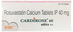 Cardirose 40 Tablet 10