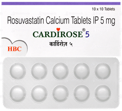 Cardirose 5 Tablet 10