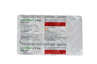 Cardirose Cv 10/75 MG Capsule 10