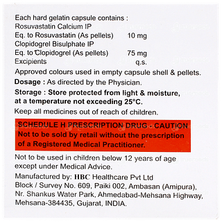 Cardirose Cv10 Capsule 10