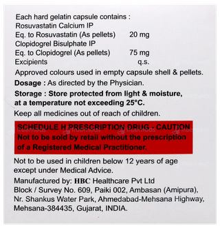 Cardirose Cv20 Capsule 10