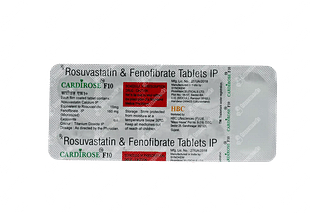 Cardirose F 10/160 MG Tablet 10