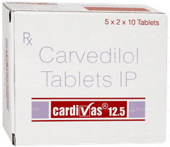 Cardivas 12.5 Tablet 10