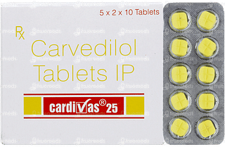 Cardivas 25 Tablet 10