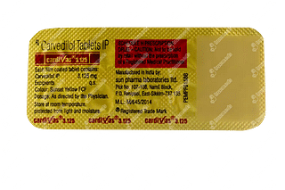 Cardivas 3.125 MG Tablet 10