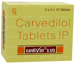 Cardivas 3.125 Tablet 10