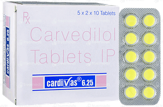 Cardivas 6.25 Tablet 10