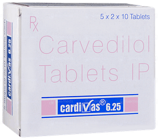 Cardivas 6.25 Tablet 10