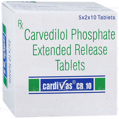 Cardivas Cr 10 Tablet 10