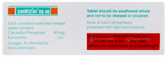 Cardivas Cr 40 Tablet 10
