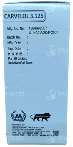 Carelol 3.125 Tablet 10 Carelol 3.125 Tablet 10