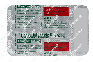 Carloc 3.125 Tablet 15