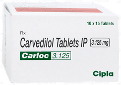 Carloc 3.125 Tablet 15 Carloc 3.125 Tablet 15
