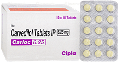 Carloc 6.25 Tablet 15
