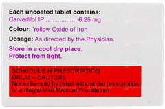 Carloc 6.25 Tablet 15 Carloc 6.25 Tablet 15