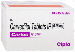 Carloc 6.25 Tablet 15 Carloc 6.25 Tablet 15