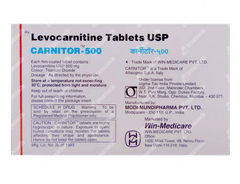 Carnitor 500 Tablet 10 Carnitor 500 Tablet 10