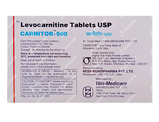 Carnitor 500 Tablet 10