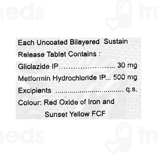 Carryl M 30/500 MG Tablet Sr 10