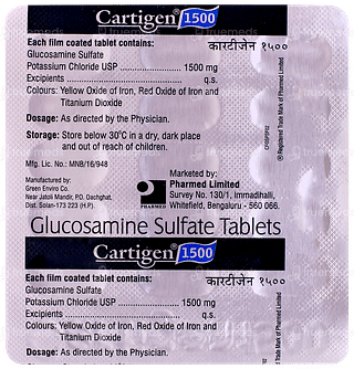 Cartigen 1500 Tablet 15