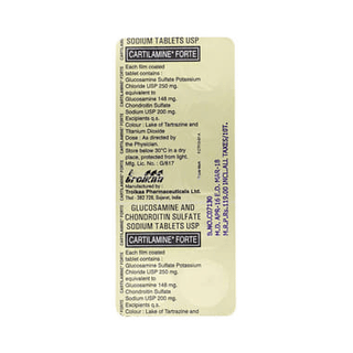 Cartilamine Forte 250/200 MG Tablet 10
