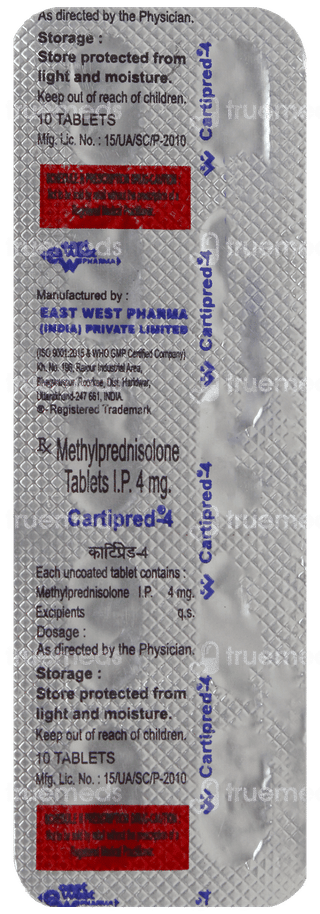 Cartipred 4 Tablet 10
