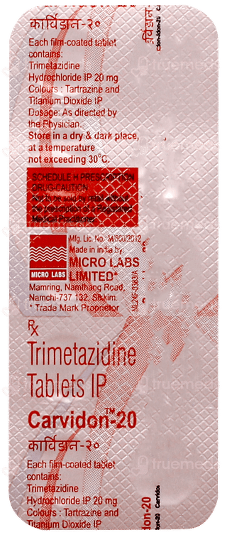 Carvidon 20 Tablet 10