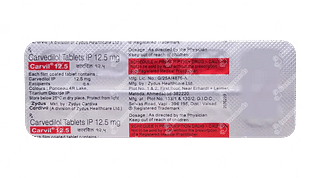 Carvil 12.5 MG Tablet 10