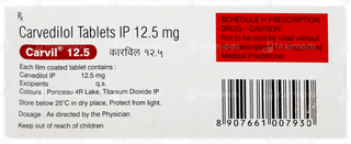 Carvil 12.5 Tablet 10