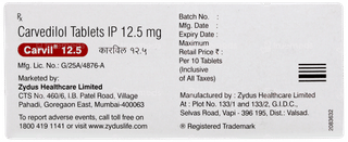 Carvil 12.5 Tablet 10