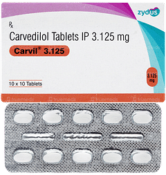 Carvil 3.125 Tablet 10