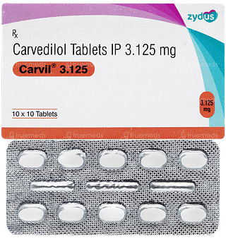 Carvil 3.125 Tablet 10