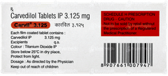 Carvil 3.125 Tablet 10 Carvil 3.125 Tablet 10