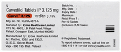 Carvil 3.125 Tablet 10 Carvil 3.125 Tablet 10