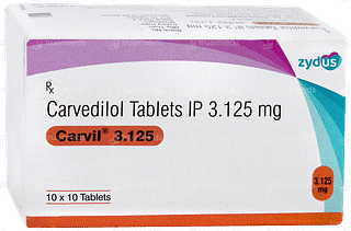 Carvil 3.125 Tablet 10