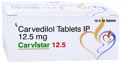 Carvistar 12.5 Tablet 10 Carvistar 12.5 Tablet 10