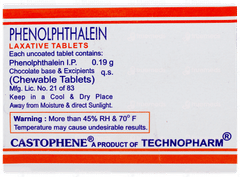 Castophene Chocolate Chewable Tablet 10