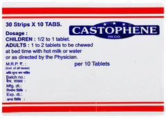 Castophene Chocolate Chewable Tablet 10