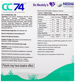Cc 74 Chewable Tablet 15