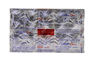 Cedon Plus 200/200 MG Tablet 10