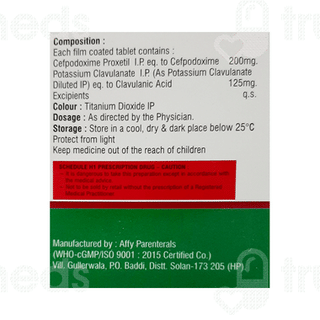 Cefabid Cv 200/125 MG Tablet 10