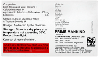 Cefablast 500 Tablet 10