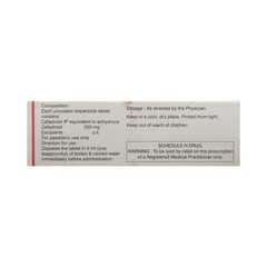 Cefadrox Kid 250 Tablet 10