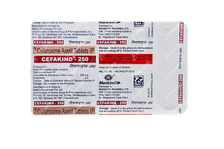 Cefakind 250 MG Tablet 10