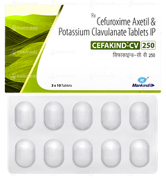 Cefakind Cv 250 Tablet 10