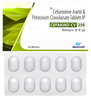 Cefakind Cv 250 Tablet 10