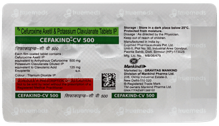 Cefakind Cv 500 Tablet 10
