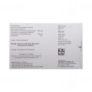 Cefakind Cv 500 Tablet 10