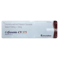 Cefasom Cv 375 Tablet 10 Cefasom Cv 375 Tablet 10
