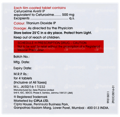 Cefasyn 500 Tablet 4 Cefasyn 500 Tablet 4